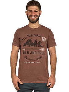 Camiseta Estonada Wild And Free