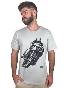 Camiseta Estampa Motociclista