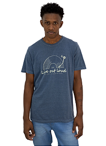 Camiseta Estonada Vinil Live Out Loud