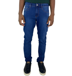 Calça Slim Used Pernas E Bolsos