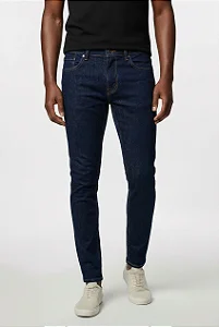 Calça Jeans Slim com Elastano