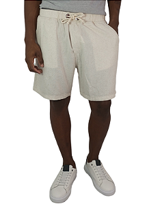 Bermuda Casual Linho com Elastano