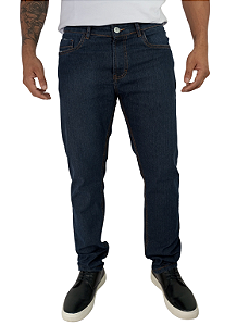 Calça Slim Puído Bolso Traseiro