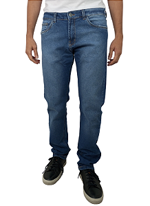 Calça Jeans Slim Used Esmerilhado