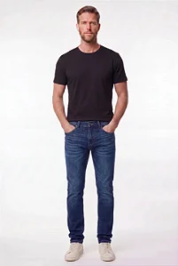 Calça Slim Lazer Esmerilhado