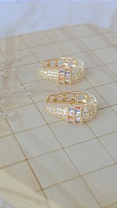 ARGOLA GOLD ZIRCÔNIA