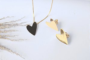 CONJUNTO CORAÇÃO LISO CHAPA