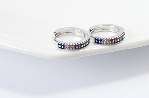 ARGOLINHA PRATA 925 COM RODIO COLOR