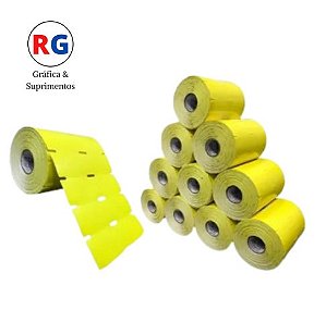 Etiqueta para Gôndola Amarela 110x30m -10 Milheiros