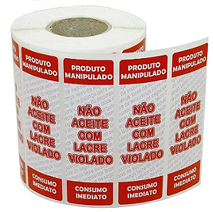 Lacre Inviolável - 5 Milheiros