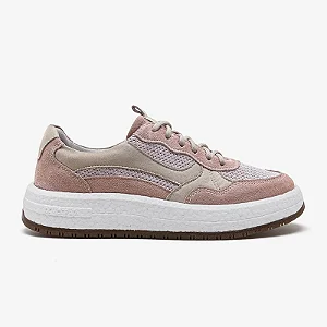 SAPATENIS FEM DRAKE ROSA/OFF WHITE DEMOCRATA