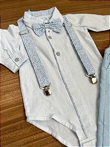 CONJUNTO ESPORTE FINO LONGO AZUL BEBE