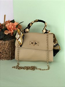 Bolsa Bloguerinha  Juvenil  Bege
