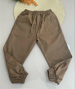 CALÇA INFANTIL JOGGER COFFEE
