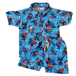 Conjunto Mauricinho SuperMan
