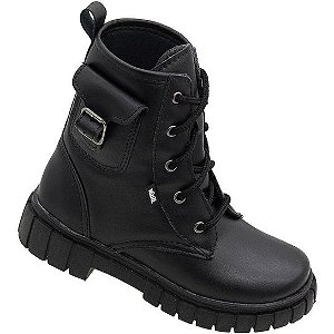 Coturno Fivela Preto