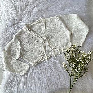 BOLERO DE LINHA PÉROLAS OFF