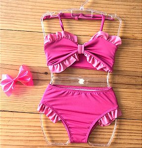 Biquíni Pink com rosa chiclete