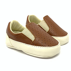 Sapatinho Baby Mocassim Caramelo