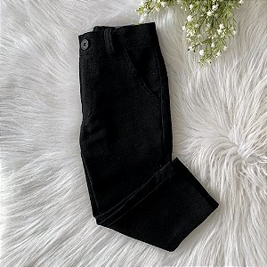 Calça Esport Infantil Preto Linho