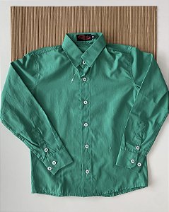 Camisa Infantil ML Verde Bandeira