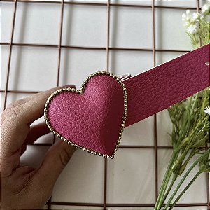 Cinto Coração Pink Infantil