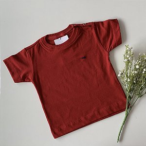 Camiseta Bebê Básica Vermelha