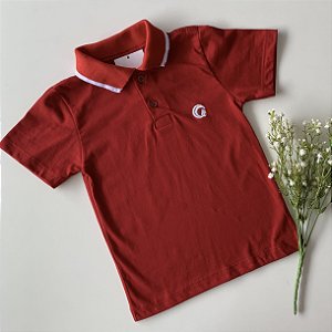 Gola Pólo Infantil masculina Vermelha
