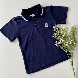 Gola Pólo Baby masculina Marinho