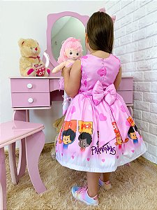 Vestido Temático Rodado Três Palavrinhas
