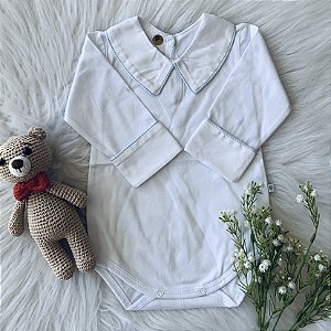 Body de Luxo Gola Vivo Azul Lavanda
