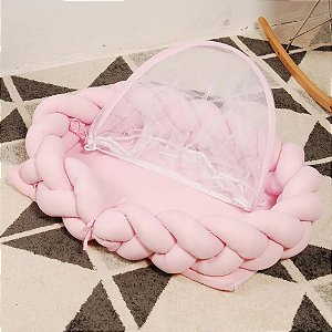 NINHO TRANCA REDUTOR LISO BABY ROSA SEM MOSQUETEIRO