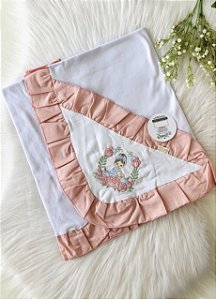Manta Suedine Camponesa Rose