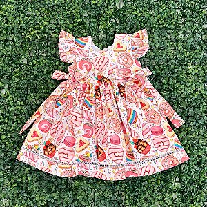 Vestido Ponto Palito Doçura