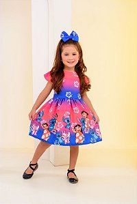 Vestido Infantil Stitch