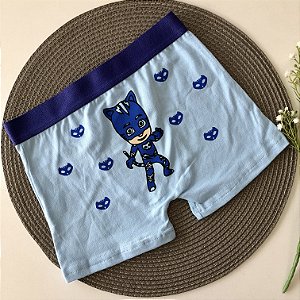 Cueca Infantil Menino Gato Azul