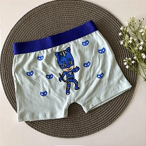 Cueca Infantil Menino Gato Verde