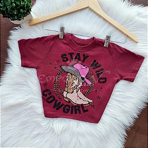 Cropped Boiadeira Vinho