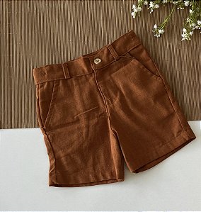 Bermuda Caramelo Linho