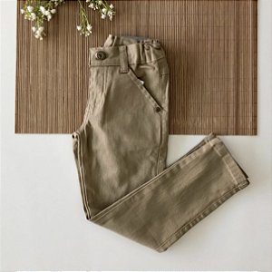 Calça Infantil Masculina Color Caqui