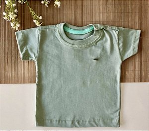 Camiseta Baby Masculina Verde Aspargo