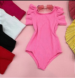 Body Modinha Rosa Neon