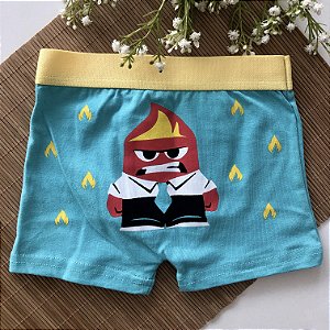 Cueca Box Infantil Divertidamente Raiva