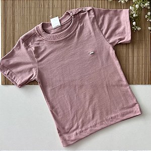 Camiseta Bebê Básica Rose