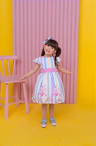 Vestido Infantil Unicórnio