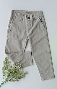 Calça Infantil Color Slim Areia Ogochi