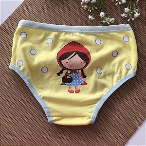 Calcinha Infantil Chapeuzinho Vermelho