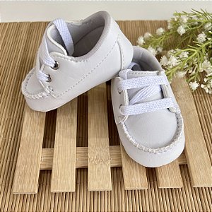 Sapatinho Branco Mocassim