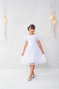 Vestido Isabella Tule Branco