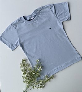 Camiseta Infantil Básica Azul Bebê